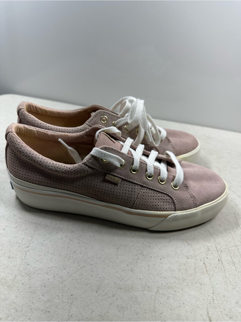 Keds Jump Kick Duo Mauve Perforated Sneakers WH66049 8,5 - Picture 3 of 7